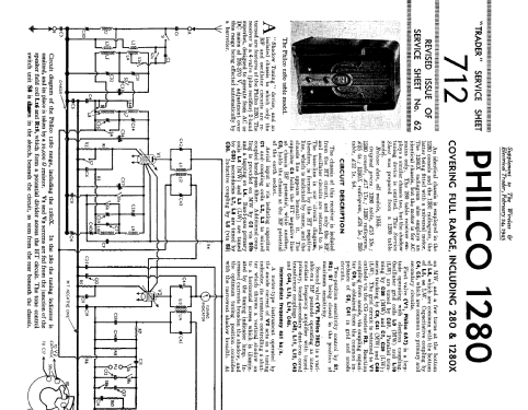 Radiogram 1280; Philco Radio & (ID = 2176946) Radio