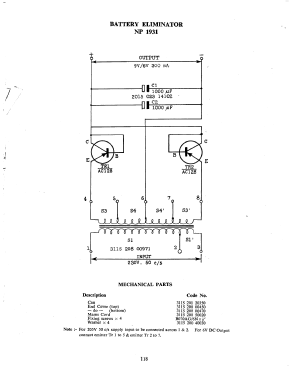 Battery Eliminator NP 1931; Philips; India (ID = 2722661) Strom-V