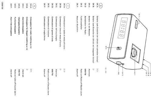 Clockradio 90AS080 /00 /01 /15 /40; Philips; Eindhoven (ID = 1912212) Radio