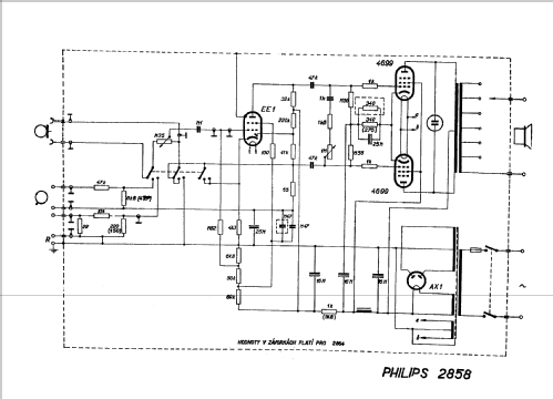 2858; Philips; Eindhoven (ID = 508018) Ampl/Mixer