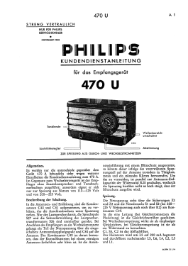 470U; Philips akc. spol., (ID = 2865310) Radio