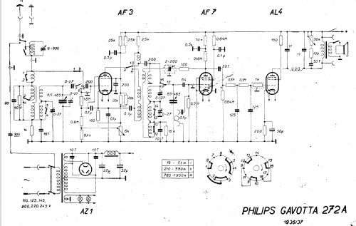 Gavotta 272A; Philips akc. spol., (ID = 36728) Radio