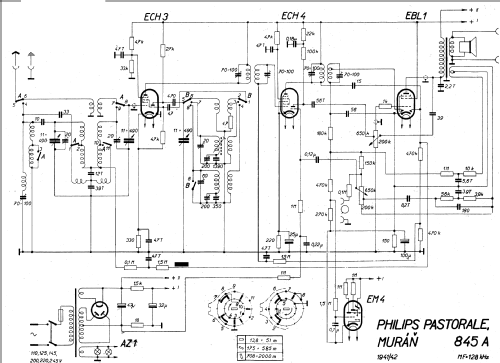 Pastorale, Muráň 845A-14, 845A-14/4; Philips akc. spol., (ID = 1948529) Radio