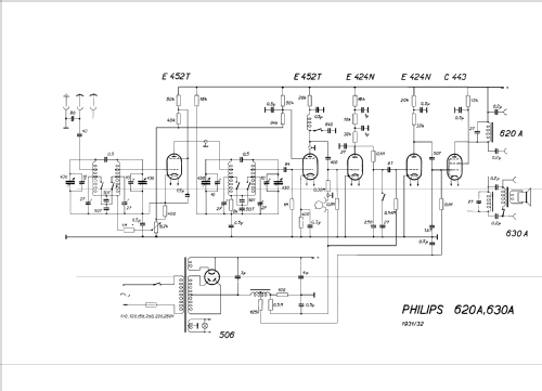 Super inductance 630A; Philips akc. spol., (ID = 24141) Radio