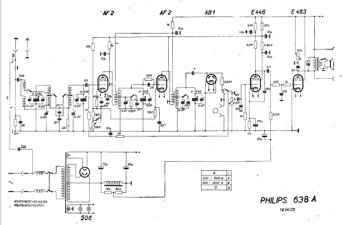 Super inductance 638A; Philips akc. spol., (ID = 36701) Radio