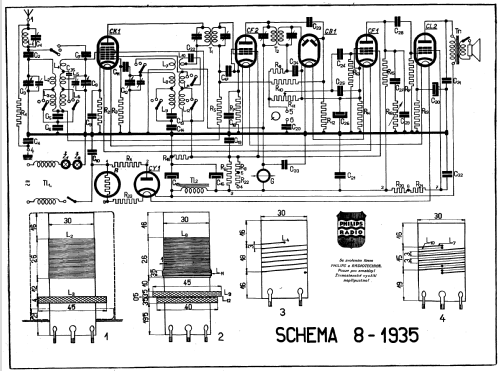 Schema 8; Philips akc. spol., (ID = 2347461) Kit