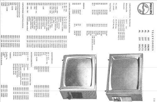 AL23T501 /73; Philips Argentina, (ID = 2479185) Television