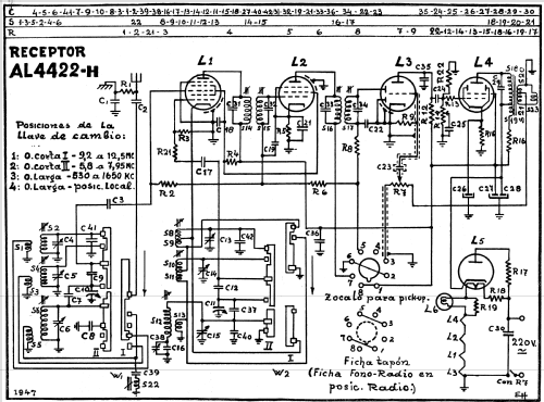 AL4422H; Philips Argentina, (ID = 910680) Radio