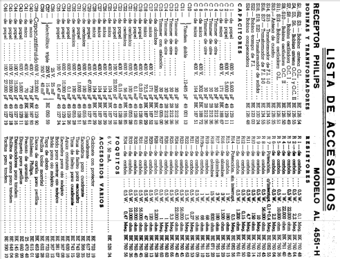 AL4551-H; Philips Argentina, (ID = 831871) Radio