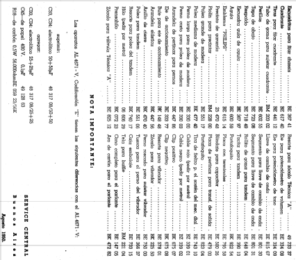 AL4671-V; Philips Argentina, (ID = 821554) Radio