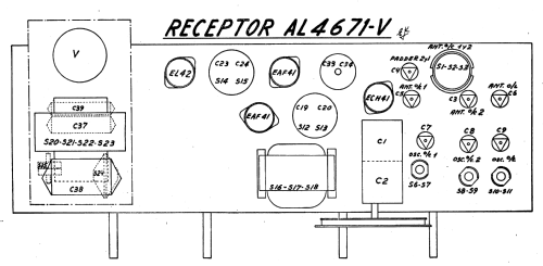 AL4671-V; Philips Argentina, (ID = 821555) Radio