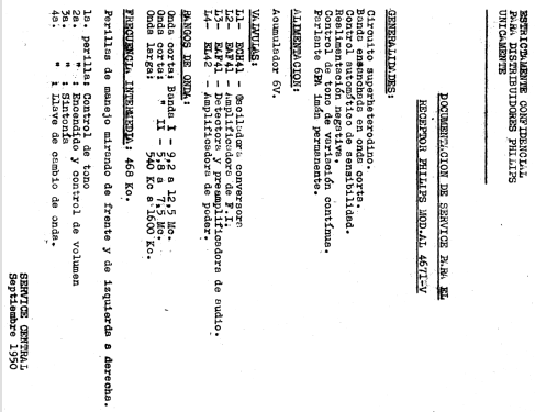 AL4671-V; Philips Argentina, (ID = 821557) Radio