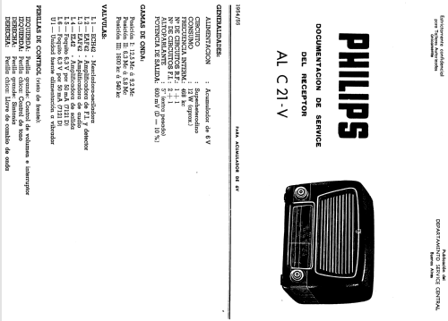 ALC21-V; Philips Argentina, (ID = 816389) Radio