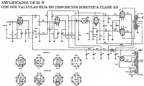 Fapesa Amplificador 35W en kit A35; Philips Argentina, (ID = 1690703) Kit