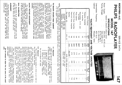 Superb Combination 147; Philips Australia (ID = 2173577) Radio