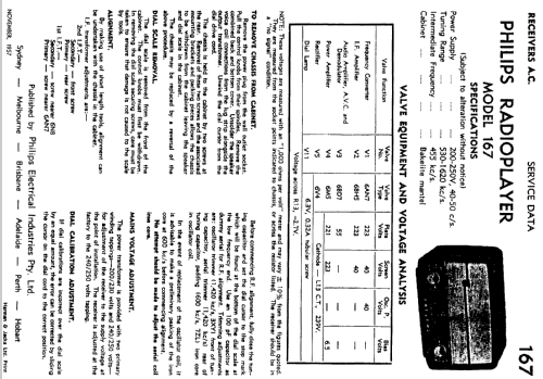 Quintet 167; Philips Australia (ID = 1804696) Radio