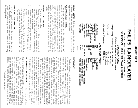 6709; Philips Australia (ID = 2152220) Radio