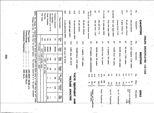 Radioplayer 112A; Philips Australia (ID = 1386588) Radio