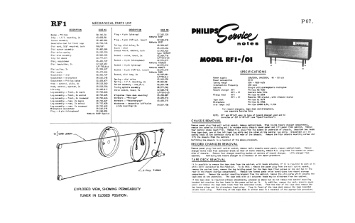 Recordergram RF1-01; Philips Australia (ID = 2968371) Radio