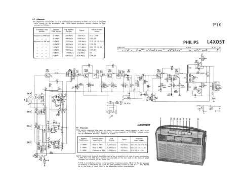 Transworld 405 All Transistor L4X05T /43; Philips Australia (ID = 2738943) Radio