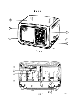 204U; Philips Belgium (ID = 2858687) Radio