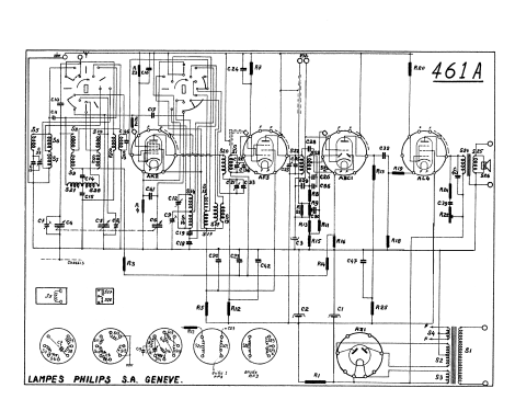 461A; Philips Belgium (ID = 2850997) Radio