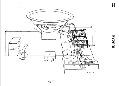 BX200U /12; Philips Belgium (ID = 2554944) Radio