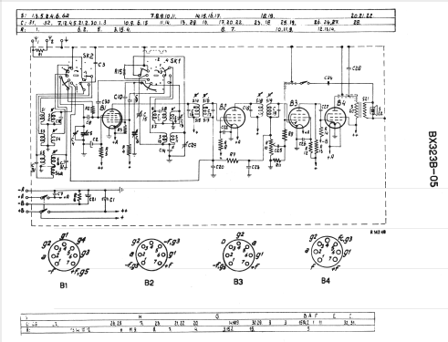 BX323B /08; Philips Belgium (ID = 2567650) Radio