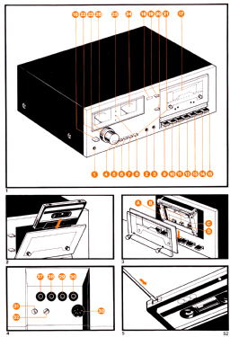 HIFI Cassette Deck N5430 /00; Philips Belgium (ID = 2955863) R-Player