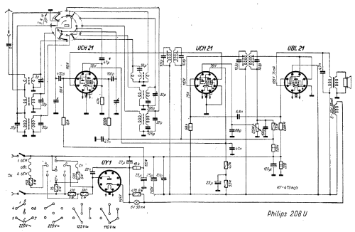 208U; Philips Hungary, (ID = 234566) Radio