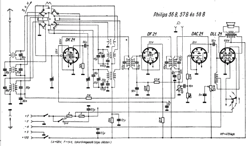 57B; Philips Hungary, (ID = 233600) Radio