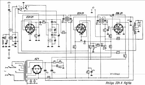 Pajtás 304A; Philips Hungary, (ID = 234835) Radio