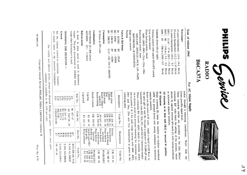 Maestro B6CA37A; Philips; India (ID = 2020646) Radio