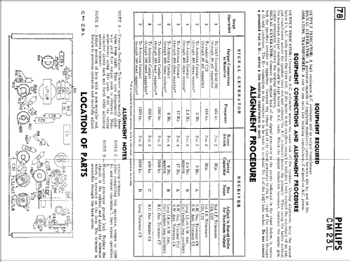 CM23L ; Philips Canada (ID = 818744) Radio