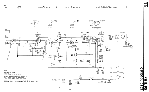 CR5033 ; Philips Canada (ID = 2326323) Car Radio