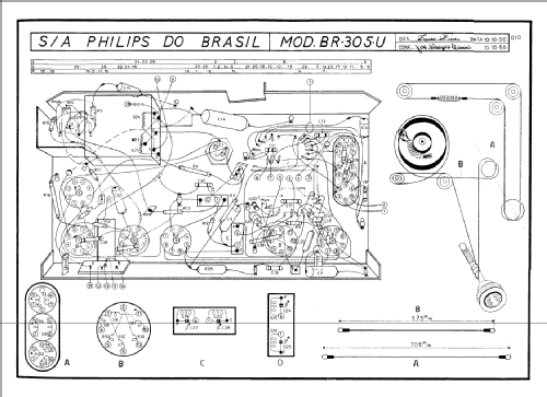 BR-305-U; Philips do Brasil S. (ID = 626327) Radio