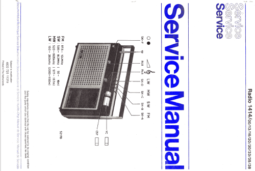 1414 /13; Philips; Eindhoven (ID = 1591732) Radio