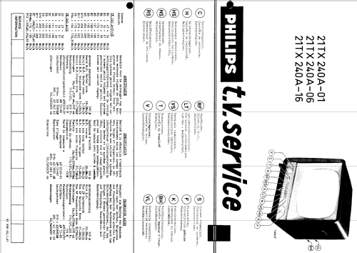 21TX240A /16; Philips; Eindhoven (ID = 1508381) Fernseh-E