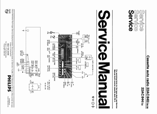 22AC840 /38; Philips; Eindhoven (ID = 1079384) Autoradio