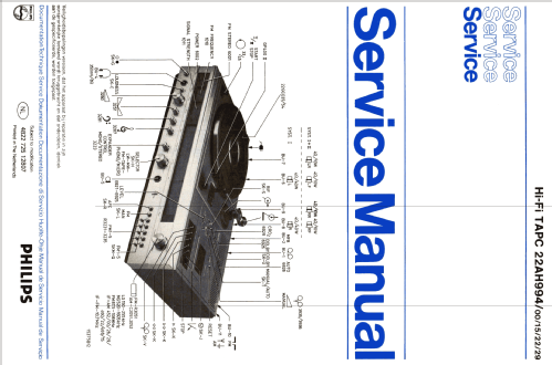 22AH994 /00; Philips; Eindhoven (ID = 1322867) Radio