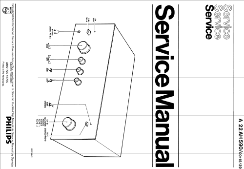 22AH590 /00 /15 /28 /29; Philips; Eindhoven (ID = 1125132) Ampl/Mixer