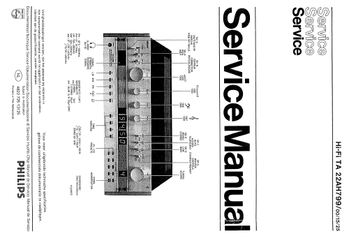 22AH799 /00 /15 /25; Philips; Eindhoven (ID = 959292) Radio