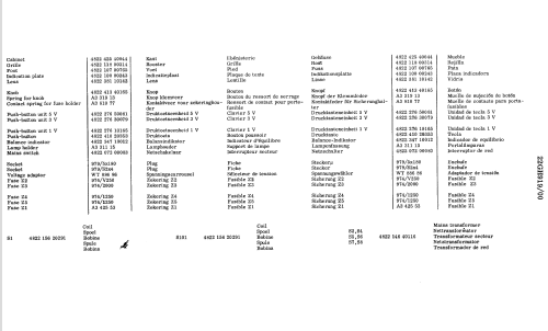 22GH919 	/00 /16 /17 /19 /22 /29 /32; Philips; Eindhoven (ID = 1518962) Ampl/Mixer