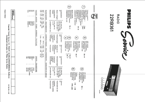 22RB361; Philips; Eindhoven (ID = 705954) Radio