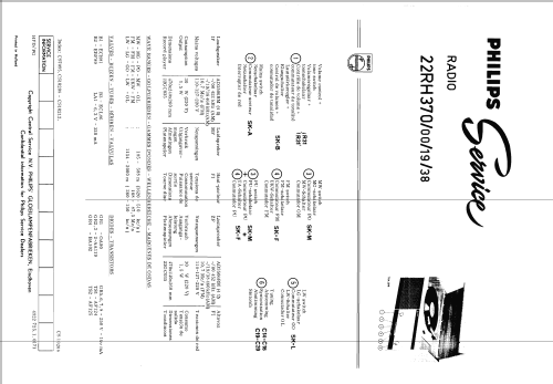 22RH370 /19; Philips Belgium (ID = 1110262) Radio