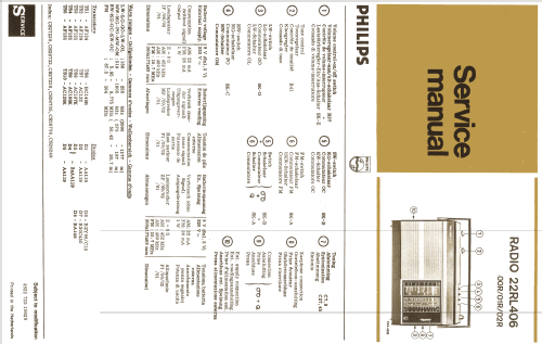 22RL406 /01R; Philips; Eindhoven (ID = 1505738) Radio