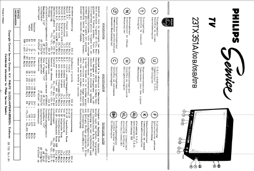 23TX351A /00B /05B /07B; Philips; Eindhoven (ID = 1510185) Television