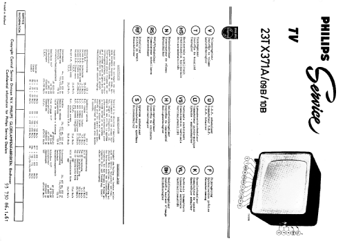 23TX371A /09B; Philips; Eindhoven (ID = 1076567) Television