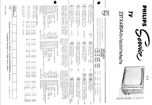 23TX480A /01 /05 /07; Philips; Eindhoven (ID = 1513093) Television