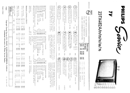 23TX482A /01 /05; Philips; Eindhoven (ID = 1513106) Television